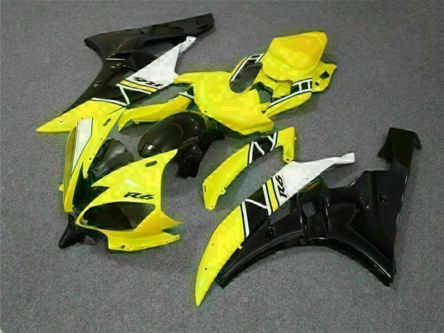 Amarillo ABS Moto Plástica Yamaha R6 2006-2007 Amarillo ABS Moto Plástica Yamaha R6 2006-2007