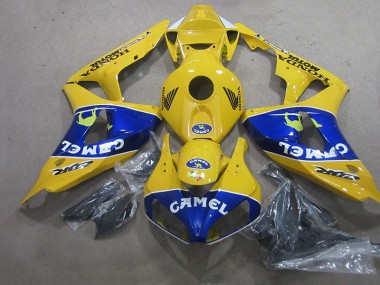Amarillo Azul Camello Carenado Moto Honda CBR 1000 RR 2006-2007