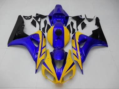 Amarillo Azul Carenado Moto Honda CBR 1000 RR 2006-2007