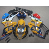 Amarillo Azul Corona Extra Carenado Moto Suzuki GSXR 1000 K5 2005-2006