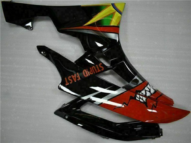 Amarillo Azul Rojo Carenado Moto Yamaha R6 2006-2007 Amarillo Azul Rojo Carenado Moto Yamaha R6 2006-2007