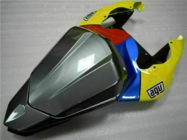 Amarillo Azul Rojo Carenado Moto Yamaha R6 2006-2007 Amarillo Azul Rojo Carenado Moto Yamaha R6 2006-2007