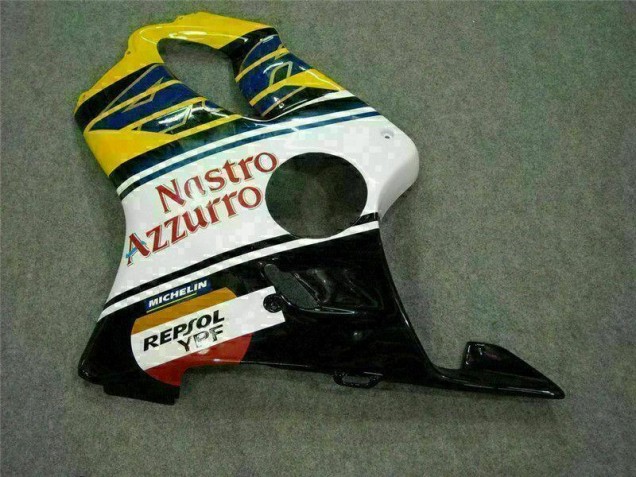 Amarillo Blanco Carenado Moto Honda CBR 600 F4i 2001-2003 Amarillo Blanco Carenado Moto Honda CBR 600 F4i 2001-2003