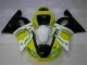 Amarillo Blanco Carenado Moto Yamaha R6 1998-2002 Amarillo Blanco Carenado Moto Yamaha R6 1998-2002