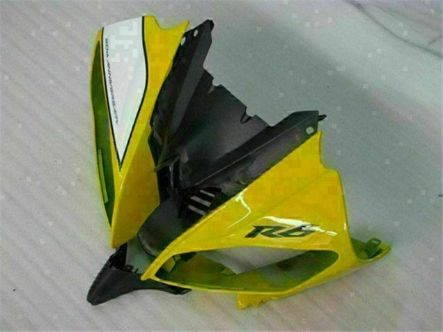 Amarillo Blanco Carenado Moto Yamaha R6 2008-2016 Amarillo Blanco Carenado Moto Yamaha R6 2008-2016