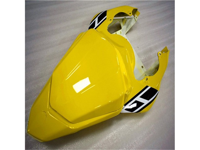 Amarillo Blanco Negro Moto Plástico Yamaha R6 2006-2007 Amarillo Blanco Negro Moto Plástico Yamaha R6 2006-2007