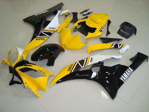 Amarillo Kits Completo Carenado Moto ABS Yamaha R6 2006-2007 Amarillo Kits Completo Carenado Moto ABS Yamaha R6 2006-2007
