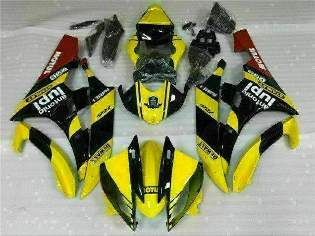 Amarillo Kits Completo Carenado Moto Yamaha R6 2006-2007 Amarillo Kits Completo Carenado Moto Yamaha R6 2006-2007