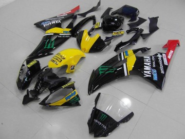 Amarillo Monster Kits ABS Carenado Motocicleta Yamaha R6 2008-2016