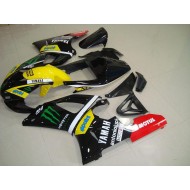 Amarillo Monster Kits Completo Carenado Moto ABS Yamaha R1 2000-2001