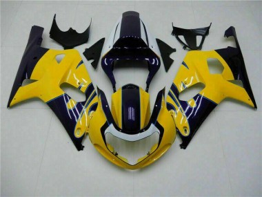 Amarillo Moto Plástico Suzuki GSXR 600 / 750 K1 K2 K3 2001-2003