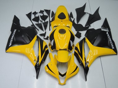 Amarillo Negro Carenado Moto Honda CBR 600 RR 2009-2012