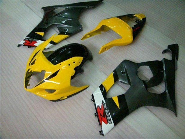 Amarillo Negro Carenado Moto Suzuki GSXR 1000 K3 2003-2004 Amarillo Negro Carenado Moto Suzuki GSXR 1000 K3 2003-2004