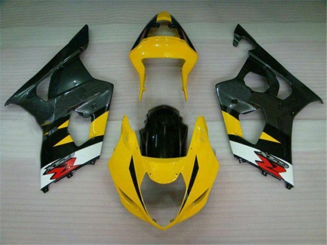 Amarillo Negro Carenado Moto Suzuki GSXR 1000 K3 2003-2004 Amarillo Negro Carenado Moto Suzuki GSXR 1000 K3 2003-2004