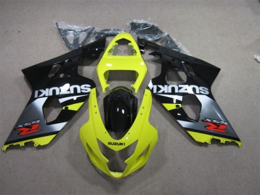 Amarillo Negro Carenado Moto Suzuki GSXR 600 K4 2004-2005