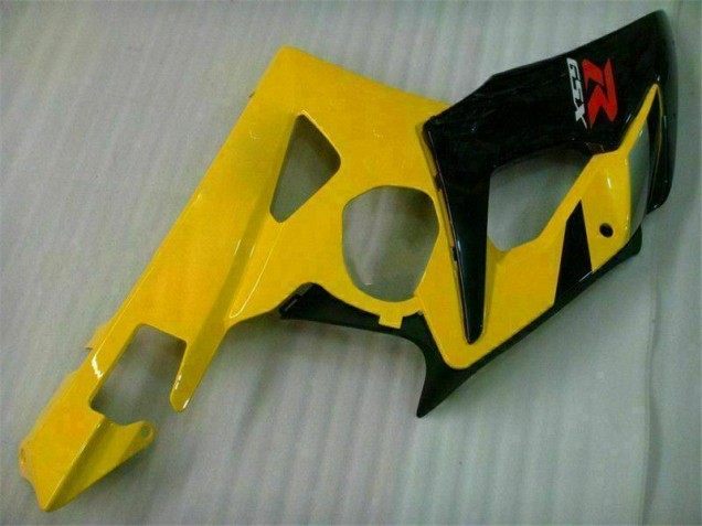 Amarillo Negro Kit Completo Carenado Moto Suzuki GSXR 1000 K5 2005-2006 Amarillo Negro Kit Completo Carenado Moto Suzuki GSXR 1000 K5 2005-2006