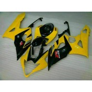 Amarillo Negro Kit Completo Carenado Moto Suzuki GSXR 1000 K5 2005-2006