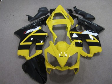 Amarillo Negro Kits Completo Carenado Moto Honda CBR 600 F4i 2001-2003