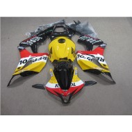 Amarillo Rojo Negro Repsol Carenado Moto Honda CBR 600 RR 2007-2008
