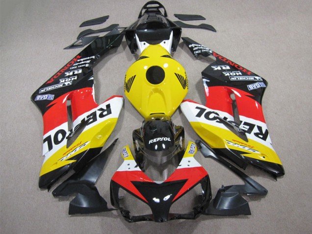 Amarillo Rojo Repsol Carenado Moto Honda CBR 1000 RR 2004-2005 Amarillo Rojo Repsol Carenado Moto Honda CBR 1000 RR 2004-2005