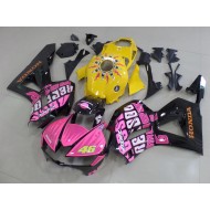 Amarillo Rosa Rossi Carenado Moto Honda CBR 600 RR 2013-2021