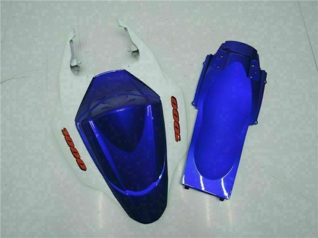 Azul ABS Moto Plástica Suzuki GSXR 1000 K7 2007-2008 Azul ABS Moto Plástica Suzuki GSXR 1000 K7 2007-2008