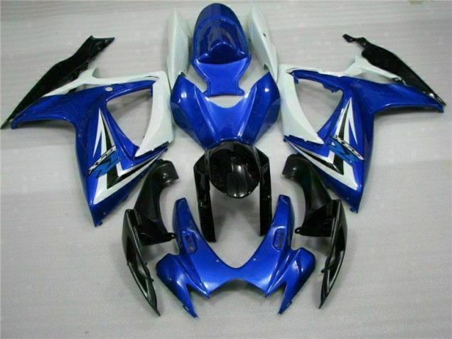 Azul ABS Moto Plástica Suzuki GSXR 600 / 750 K6 2006-2007 Azul ABS Moto Plástica Suzuki GSXR 600 / 750 K6 2006-2007
