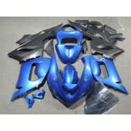 Azul ABS Moto Plásticos Kawasaki ZX6R 2005-2006
