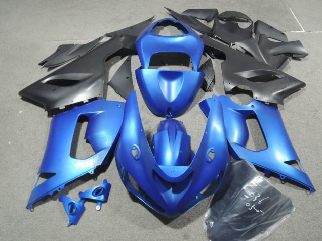 Azul ABS Moto Plásticos Kawasaki ZX6R 2005-2006 Azul ABS Moto Plásticos Kawasaki ZX6R 2005-2006