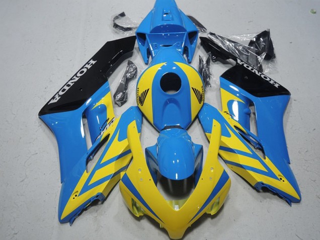 Azul Amarillo Carenado Moto Honda CBR 1000 RR 2004-2005 Azul Amarillo Carenado Moto Honda CBR 1000 RR 2004-2005