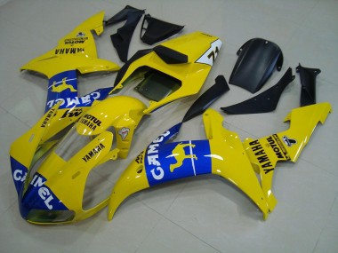 Azul Amarillo Carenado Moto Yamaha R1 2002-2003