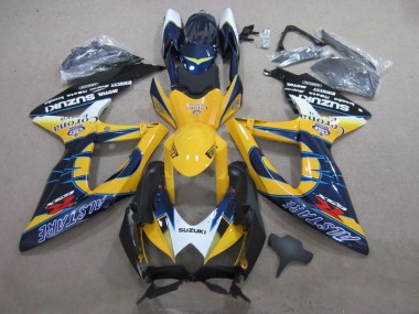 Azul Amarillo Corona Extra Carenado Moto Suzuki GSXR 600 K8 2008-2010