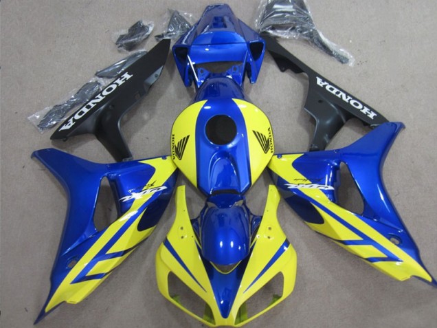 Azul Amarillo Inyección Kits Carenado Moto Honda CBR 1000 RR 2006-2007 Azul Amarillo Inyección Kits Carenado Moto Honda CBR 1000 RR 2006-2007