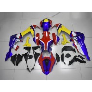 Azul Amarillo Rojo Carenado Moto Honda CBR 1000 RR 2017-2023
