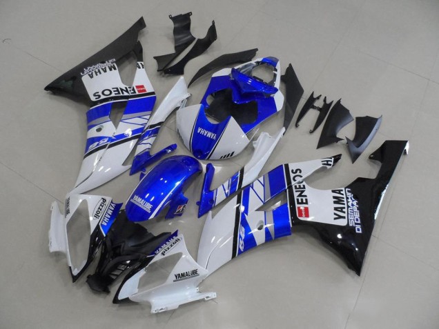 Azul Azul Blanco ENEOS Carenado Moto Yamaha R6 2008-2016 Azul Azul Blanco ENEOS Carenado Moto Yamaha R6 2008-2016