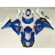 Azul Blanco ABS Kits Carenado Moto Suzuki GSXR 1000 K9 2009-2016