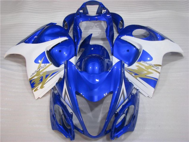 Azul Blanco ABS Kits Carenado Moto Suzuki GSXR 1300 Hayabusa 2008-2019 Azul Blanco ABS Kits Carenado Moto Suzuki GSXR 1300 Hayabusa 2008-2019