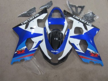 Azul Blanco ABS Kits Carenado Moto Suzuki GSXR 600 K4 2004-2005
