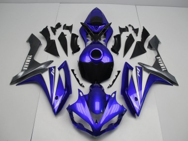 Azul Blanco ABS Kits Carenado Moto Yamaha R1 2007-2008