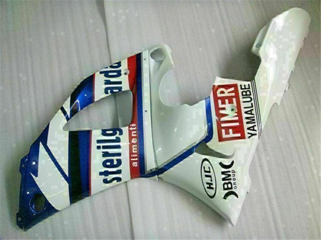 Azul Blanco ABS Moto Plástico Yamaha R1 2000-2001 Azul Blanco ABS Moto Plástico Yamaha R1 2000-2001