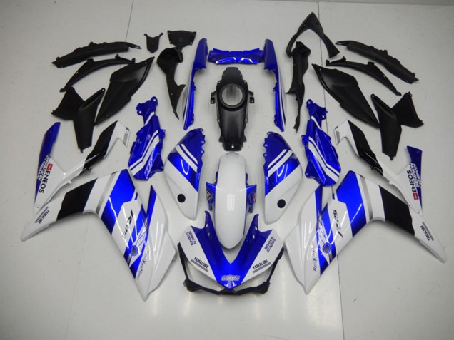Azul Blanco Azul Blanco ENEOS Carenado Moto Yamaha R3 2015-2022 Azul Blanco Azul Blanco ENEOS Carenado Moto Yamaha R3 2015-2022