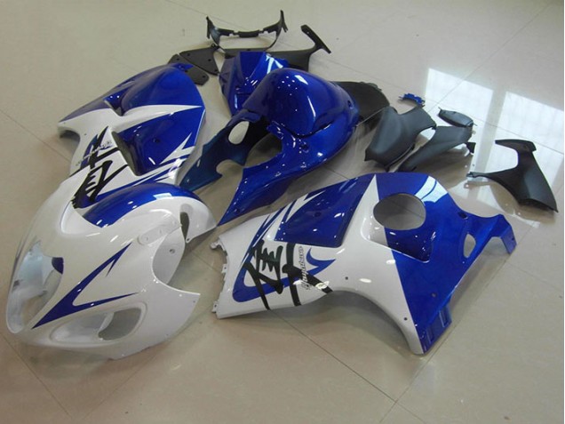 Azul Blanco Carenado & Plástico Moto Suzuki GSXR 1300 Hayabusa 1996-2007 Azul Blanco Carenado & Plástico Moto Suzuki GSXR 1300 Hayabusa 1996-2007