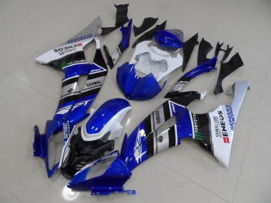 Azul Blanco ENEOS Carenado Moto Yamaha R6 2008-2016