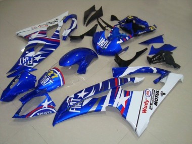 Azul Blanco Fiat 27 Rojo Wudy Carenado Moto Yamaha R6 2008-2016