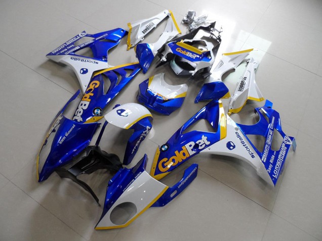 Azul Blanco GoldBet Kits Carenado Moto BMW S1000RR 2009-2014 Azul Blanco GoldBet Kits Carenado Moto BMW S1000RR 2009-2014