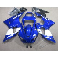 Azul Blanco Inyección Kit Carenado Moto Yamaha R1 2002-2003