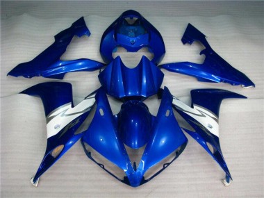 Azul Blanco Inyección Kit Carenado Moto Yamaha R1 2004-2006