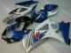 Azul Blanco Kit Carenado ABS Completo Suzuki GSXR 1000 K7 2007-2008 Azul Blanco Kit Carenado ABS Completo Suzuki GSXR 1000 K7 2007-2008
