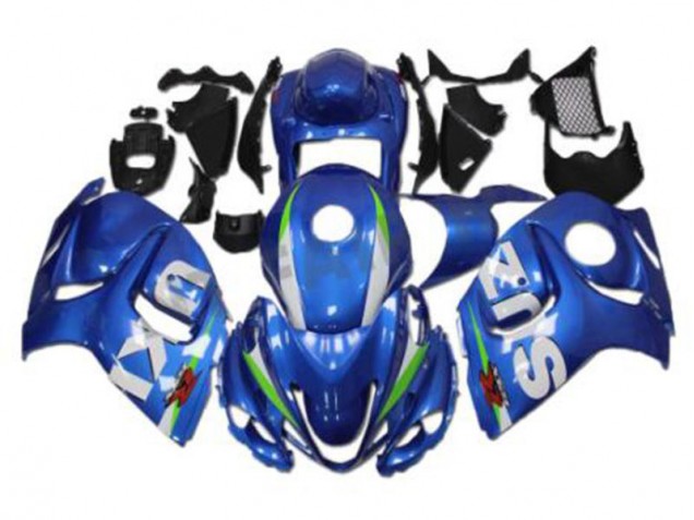 Azul Blanco Kit Carenado Moto Suzuki GSXR 1300 Hayabusa 2008-2019 Azul Blanco Kit Carenado Moto Suzuki GSXR 1300 Hayabusa 2008-2019