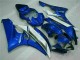 Azul Blanco Kit Completo Carenado Moto Yamaha R6 2006-2007 Azul Blanco Kit Completo Carenado Moto Yamaha R6 2006-2007